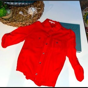 Cute Active orange Crop Top!